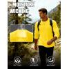 imageMAGCOMSEN Mens Long Sleeve Tee Shirts Lightweight Moisture Wicking Casual Comfort Crewneck Plain Long Sleeve ShirtsYellow