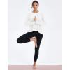 imageMAGCOMSEN Womens Long Sleeve Workout Shirts MoistureWicking Loose Fit Athletic Running Yoga Tops with Thumb HoleWhite