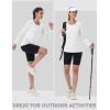 imageMAGCOMSEN SPF Shirts for Women Long Sleeve Quick Dry Lightweight TShirts Athletic Running Hiking Workout TopsWhite