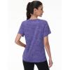 imageMAGCOMSEN Womens Cotton TShirts ShortSleeve Shirts CrewNeck Tops ClassicFit Breathable Casual Summer TeesViolet