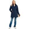 imageMAGCOMSEN Womens Long Winter Quilted Puffer Jackets Lightweight Warm Insulated Coat Waterproof Outwear Parkas with HoodNavy