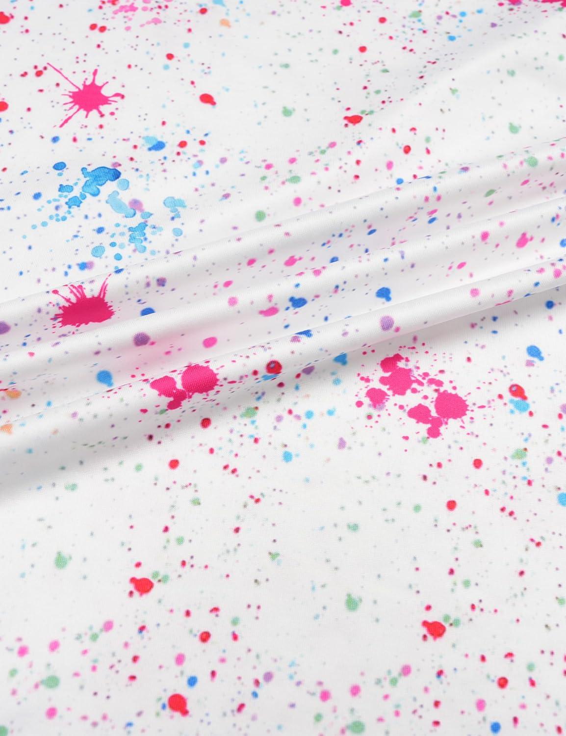 imageMAGCOMSEN Mens Golf Shirt Short Sleeve Dry Fit Moisture Wicking Golf Polos Casual Performance Print Collared Shirt MenColor White