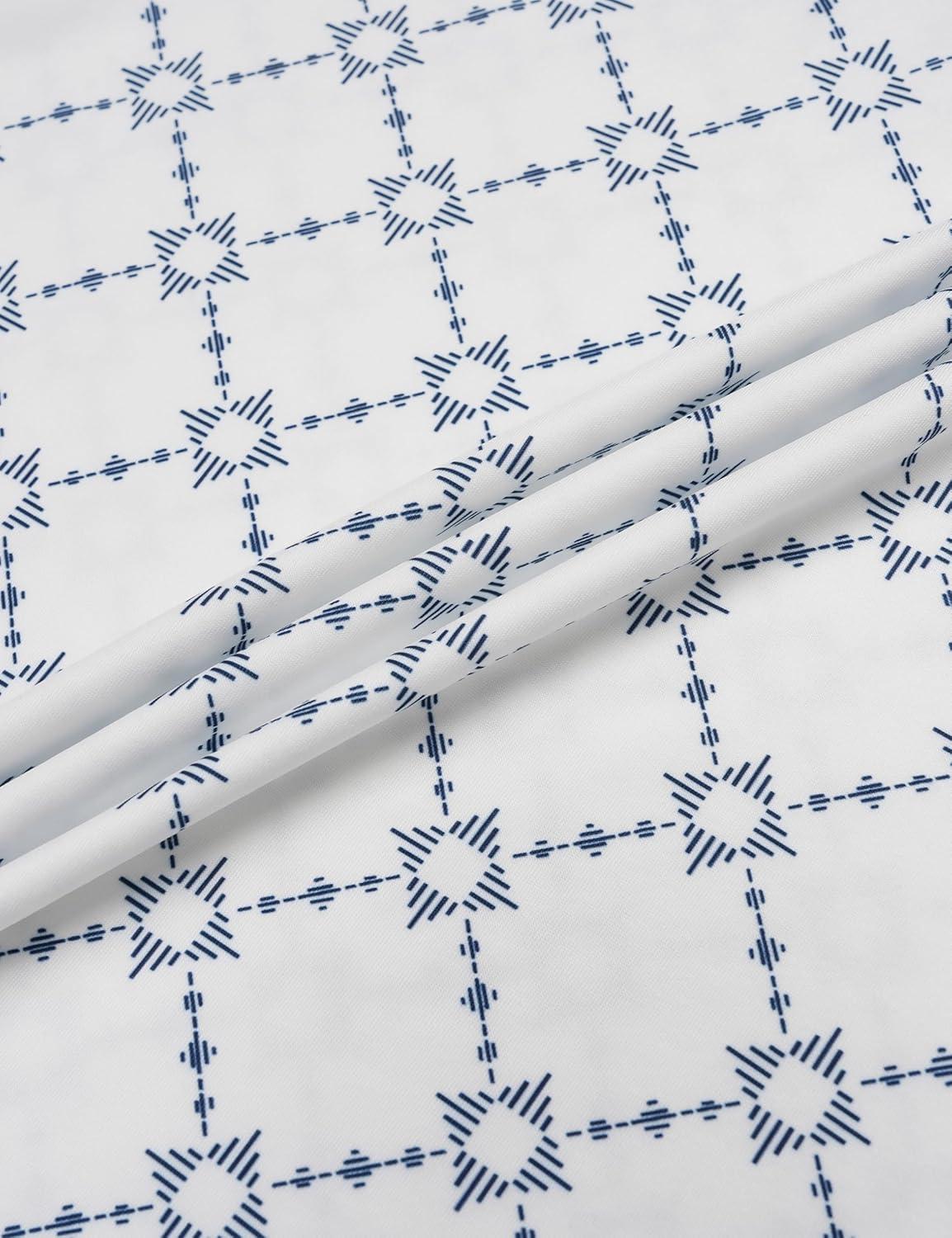 imageMAGCOMSEN Mens Golf Shirt Short Sleeve Dry Fit Moisture Wicking Golf Polos Casual Performance Print Collared Shirt MenPlaid White