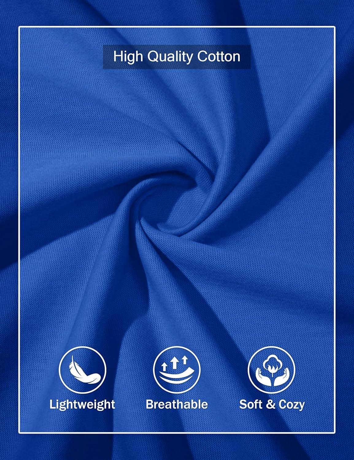 imageMAGCOMSEN Mens Henley Long Sleeve Shirt Cotton Lightweight Tee Shirts Casual Basic Tees with PocketCloor Blue