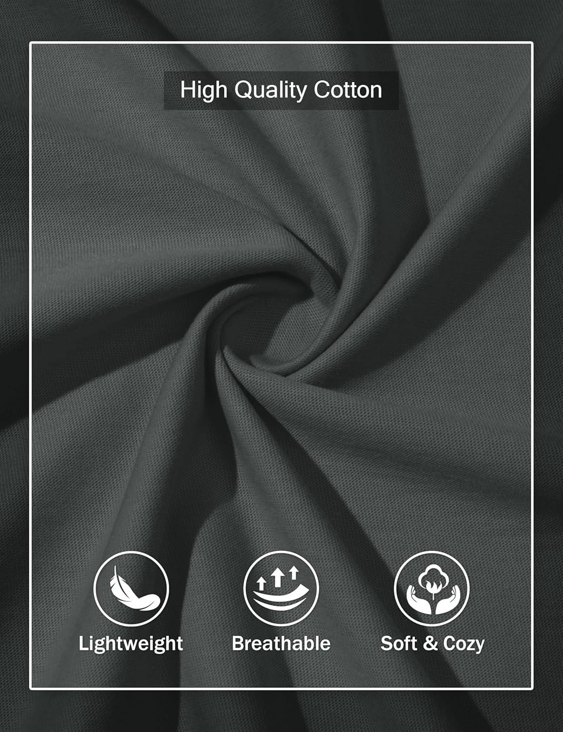 imageMAGCOMSEN Mens Henley Long Sleeve Shirt Cotton Lightweight Tee Shirts Casual Basic Tees with PocketDark Grey