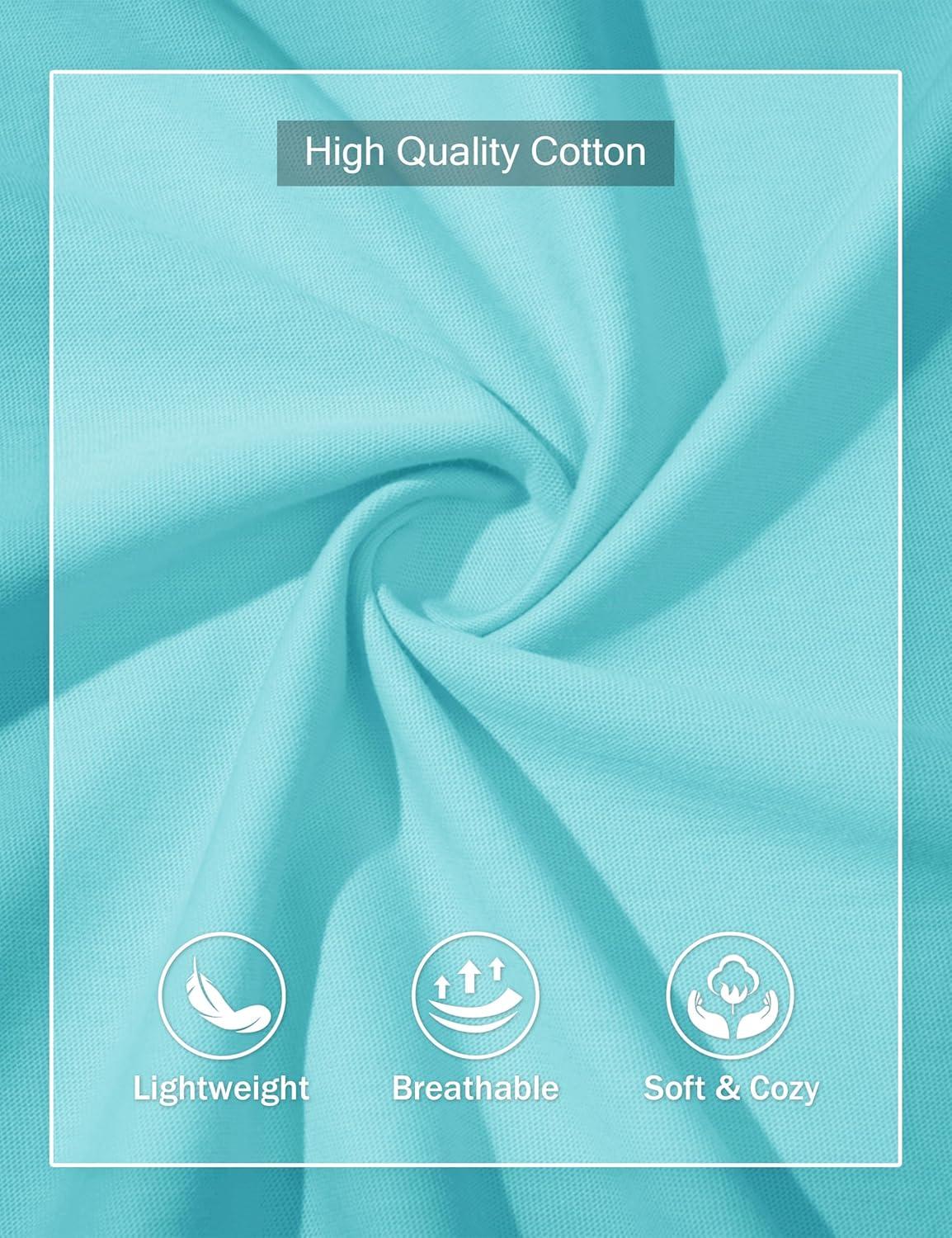 imageMAGCOMSEN Mens Henley Long Sleeve Shirt Cotton Lightweight Tee Shirts Casual Basic Tees with PocketLakeblue