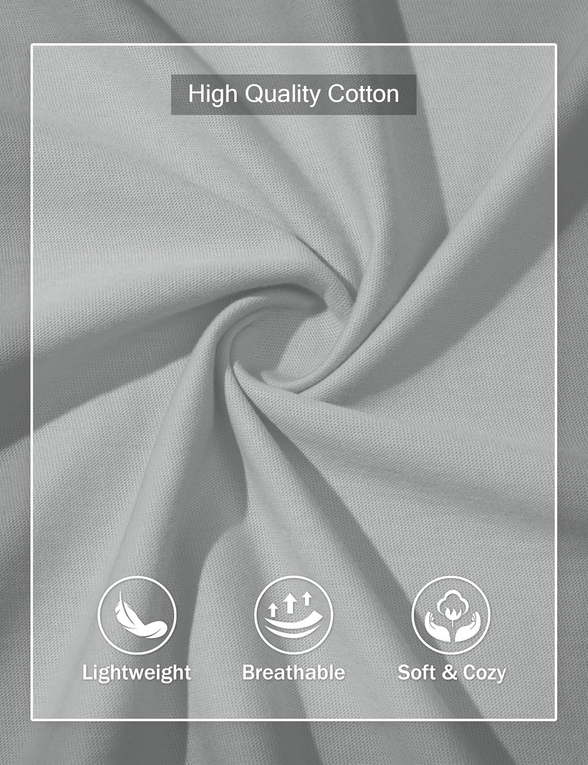 imageMAGCOMSEN Mens Henley Long Sleeve Shirt Cotton Lightweight Tee Shirts Casual Basic Tees with PocketLight Grey