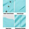 imageMAGCOMSEN Mens Henley Long Sleeve Shirt Cotton Lightweight Tee Shirts Casual Basic Tees with PocketLakeblue