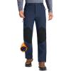 imageMAGCOMSEN Mens Snow Ski Waterproof Pants Winter Fleece Lined Insulated Work Outdoor Hiking Snowboard Pants 4 PocketsNavy Blue