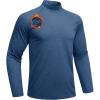 imageMAGCOMSEN Mens Thermal Shirts Long Sleeve Fleece Lined Base Layer Undershirts Athletic Warm Winter Workout TopBlue Grey