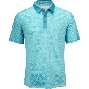 imageMAGCOMSEN Mens Golf Shirt Short Sleeve Dry Fit Moisture Wicking Golf Polos Casual Performance Print Collared Shirt MenLine Blue