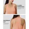 imageMAGCOMSEN Tank Top for Women Workout Racerback Sleeveless Racer Back Tops Athletic Yoga Running Gym Muscle Pilates TankApricot