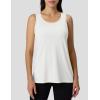 imageMAGCOMSEN Tank Top for Women Workout Racerback Sleeveless Racer Back Tops Athletic Yoga Running Gym Muscle Pilates TankWhite