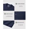 imageMAGCOMSEN Mens Henley Short Sleeve Shirt Cotton Lightweight Tee Shirts Casual Summer Basic Tees with PocketNavy Blue