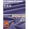 imageMAGCOMSEN Mens Quarter Zip Pullover Fleece Lined Long Sleeve Golf Shirts 14 Zip Thermal Running Athletic SweatshirtsViolet