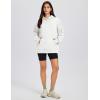 imageMAGCOMSEN Oversized Hoodies for Women Fleece Pullover Sweatshirts Warm Cozy Sweaters Workout Winter Fall HoodieWhite