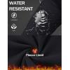 imageMAGCOMSEN Womens Fleece Lined Joggers High Waisted Water Resistant Thermal Winter Hiking Running Sweatpants with PocketsBlack