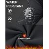 imageMAGCOMSEN Womens Fleece Lined Joggers High Waisted Water Resistant Thermal Winter Hiking Running Sweatpants with PocketsDark Grey