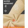 imageMAGCOMSEN Womens Fleece Lined Joggers High Waisted Water Resistant Thermal Winter Hiking Running Sweatpants with PocketsLight Khaki