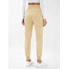 imageMAGCOMSEN Womens Fleece Lined Joggers High Waisted Water Resistant Thermal Winter Hiking Running Sweatpants with PocketsLight Khaki