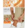 imageMAGCOMSEN Womens Fleece Lined Joggers Waterproof Thermal Winter Sweatpants Insulated Hiking Running Snow Pants PocketsLight Khaki