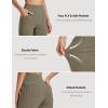 imageMAGCOMSEN Womens Fleece Lined Yoga Pants with Pockets Wide Leg High Waisted Waterproof Winter Thermal Work Casual PantsCoffee Grey