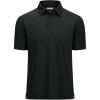 imageMAGCOMSEN Mens Polo Shirts Short Sleeve UPF 80 Performance Golf Polos Lightweight Collared Shirt MenBlack