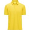imageMAGCOMSEN Mens Polo Shirts Short Sleeve UPF 80 Performance Golf Polos Lightweight Collared Shirt MenYellow
