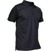 imageMAGCOMSEN Mens Polo Shirt Quick Dry Performance Short Sleeve Tactical Shirts Pique Jersey Golf Shirt01 Black