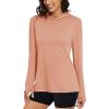 image:imageMAGCOMSEN Womens Sun Hoodie UPF 50 Long Sleeve Shirts for Hiking Fishing Athletic Lightweight UV HoodieApricot