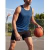 image:imageMAGCOMSEN Mens Tank Tops UPF 50 Quick Dry Swim Beach Shirts Sleeveless Summer Workout Gym Muscle Running TopsDark Blue