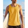 image:imageMAGCOMSEN Mens Tank Tops UPF 50 Quick Dry Swim Beach Shirts Sleeveless Summer Workout Gym Muscle Running TopsGinger