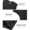 image:imageMAGCOMSEN Mens UPF 80 Tank Top Sleeveless Muscle Shirts Workout Gym Cut Off Shirt Moisture Wicking Polyester Top for SummerBlack