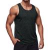 image:imageMAGCOMSEN Mens Tank Tops UPF 50 Quick Dry Swim Beach Shirts Sleeveless Summer Workout Gym Muscle Running TopsBlack