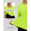 image:imageMAGCOMSEN Womens Short Sleeve Workout Tops Sun Protection UPF 50 Lightweight Quick Dry Crew Neck Shirts Hiking RunningFluorescent Green