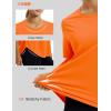 image:imageMAGCOMSEN Womens Short Sleeve Workout Tops Sun Protection UPF 50 Lightweight Quick Dry Crew Neck Shirts Hiking RunningFluorescent Orange
