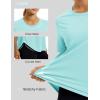 image:imageMAGCOMSEN Womens Short Sleeve Workout Tops Sun Protection UPF 50 Lightweight Quick Dry Crew Neck Shirts Hiking RunningLight Blue