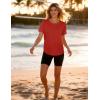image:imageMAGCOMSEN Womens Short Sleeve Workout Tops Sun Protection UPF 50 Lightweight Quick Dry Crew Neck Shirts Hiking RunningTruered