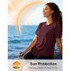 image:imageMAGCOMSEN Womens Short Sleeve Workout Tops Sun Protection UPF 50 Lightweight Quick Dry Crew Neck Shirts Hiking RunningWinered