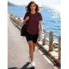 image:imageMAGCOMSEN Womens Short Sleeve Workout Tops Sun Protection UPF 50 Lightweight Quick Dry Crew Neck Shirts Hiking RunningWinered