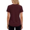 image:imageMAGCOMSEN Womens Short Sleeve Workout Tops Sun Protection UPF 50 Lightweight Quick Dry Crew Neck Shirts Hiking RunningWinered