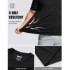 image:imageMAGCOMSEN Mens Short Sleeve UPF 50 TShirt Quick Dry Workout Athletic Running Swim Tops Tee Rash Guard Performance Shirts02black