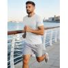 image:imageMAGCOMSEN Mens Short Sleeve UPF 50 TShirt Quick Dry Workout Athletic Running Swim Tops Tee Rash Guard Performance Shirts06white