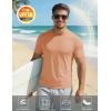 image:imageMAGCOMSEN Mens Short Sleeve UPF 50 TShirt Quick Dry Workout Athletic Running Swim Tops Tee Rash Guard Performance ShirtsApricot