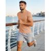 image:imageMAGCOMSEN Mens Short Sleeve UPF 50 TShirt Quick Dry Workout Athletic Running Swim Tops Tee Rash Guard Performance ShirtsApricot