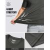 image:imageMAGCOMSEN Mens Short Sleeve UPF 50 TShirt Quick Dry Workout Athletic Running Swim Tops Tee Rash Guard Performance ShirtsDark Grey