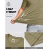 image:imageMAGCOMSEN Mens Short Sleeve UPF 50 TShirt Quick Dry Workout Athletic Running Swim Tops Tee Rash Guard Performance ShirtsDull Cyan
