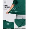 image:imageMAGCOMSEN Mens Short Sleeve UPF 50 TShirt Quick Dry Workout Athletic Running Swim Tops Tee Rash Guard Performance ShirtsEmerald Green