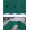 image:imageMAGCOMSEN Mens Short Sleeve UPF 50 TShirt Quick Dry Workout Athletic Running Swim Tops Tee Rash Guard Performance ShirtsEmerald Green