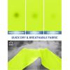 image:imageMAGCOMSEN Mens Short Sleeve UPF 50 TShirt Quick Dry Workout Athletic Running Swim Tops Tee Rash Guard Performance ShirtsFluorescent Green